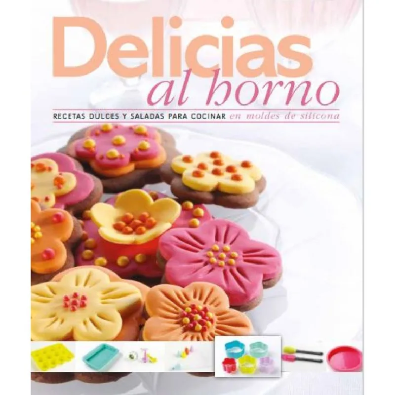 Libro Delicias al horno Cortapastas en forma de flor