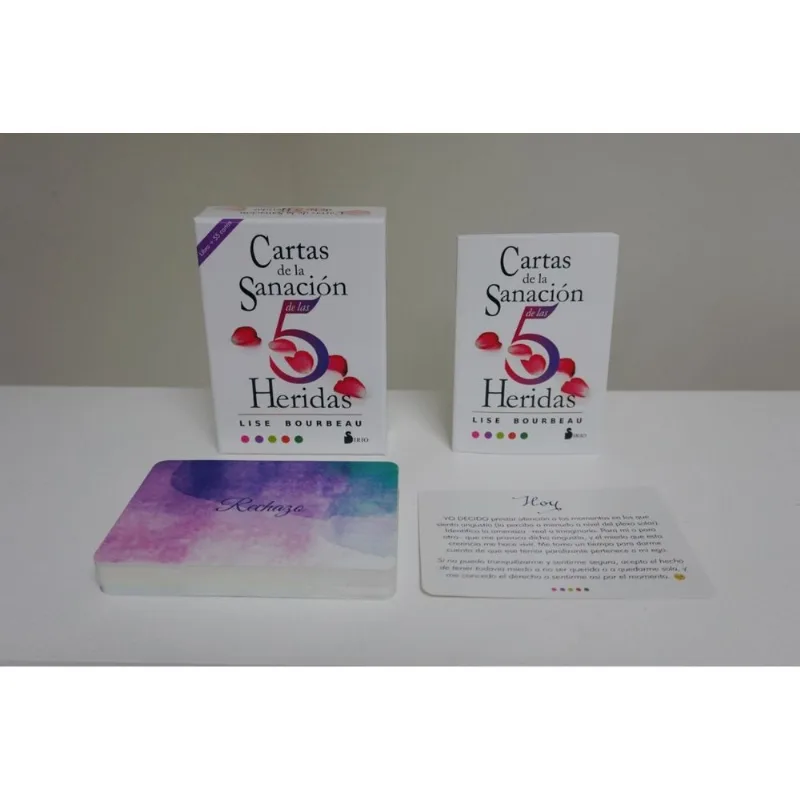 Cartas de la sanacion de las 5 heridas (Estuche) Cartas de la sanación de las 5 heridas (Estuche)