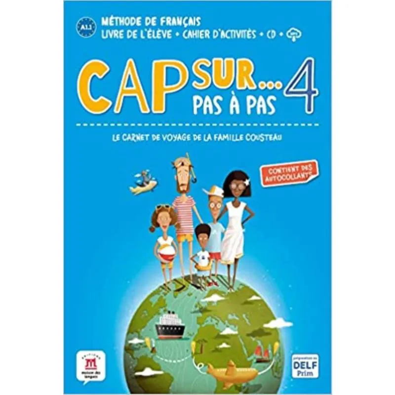 Cap Sur Pas A Pas - Livre De Leleve + Cahier Dactivites-4
