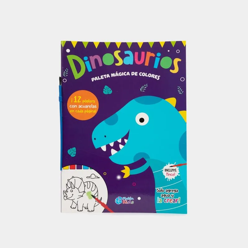 Dinosaurios - paleta mágica de colores