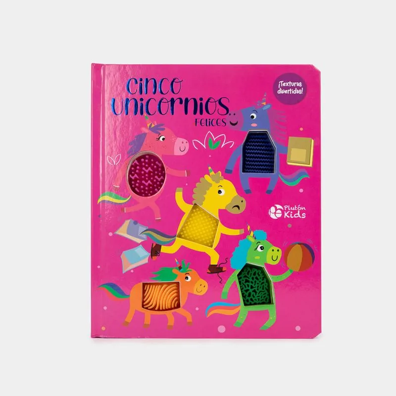 Cinco unicornios felices