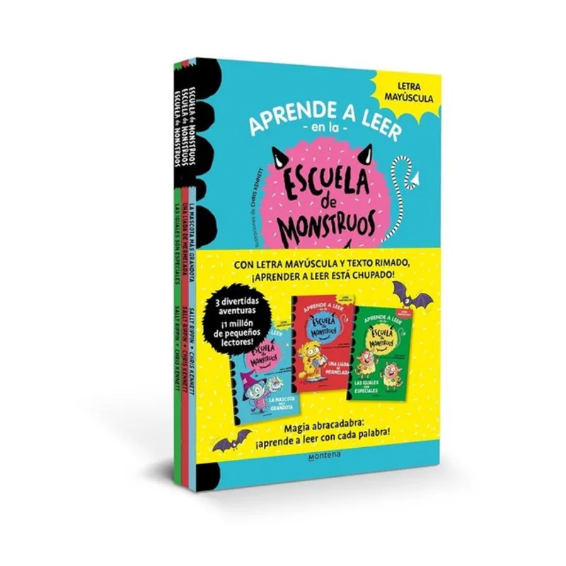 APRENDER A LEER EN LA ESCUELA DE MONSTRUOS - PACK CON LOS LIBROS 1, 2 Y 3