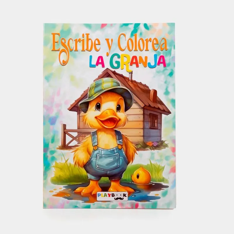 Escribe y colorea: la granja