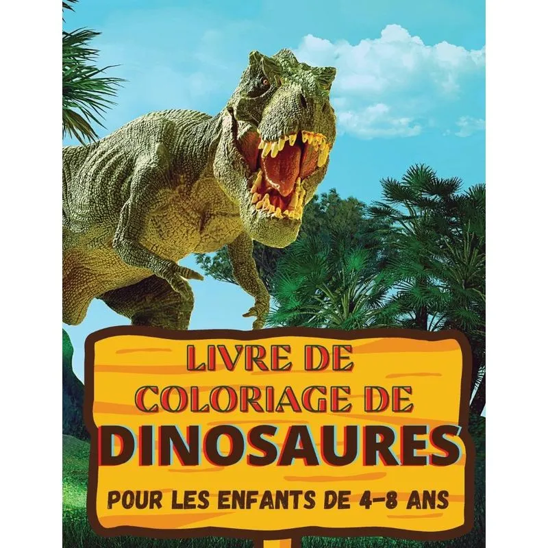 Livre de coloriage de dinosaures
