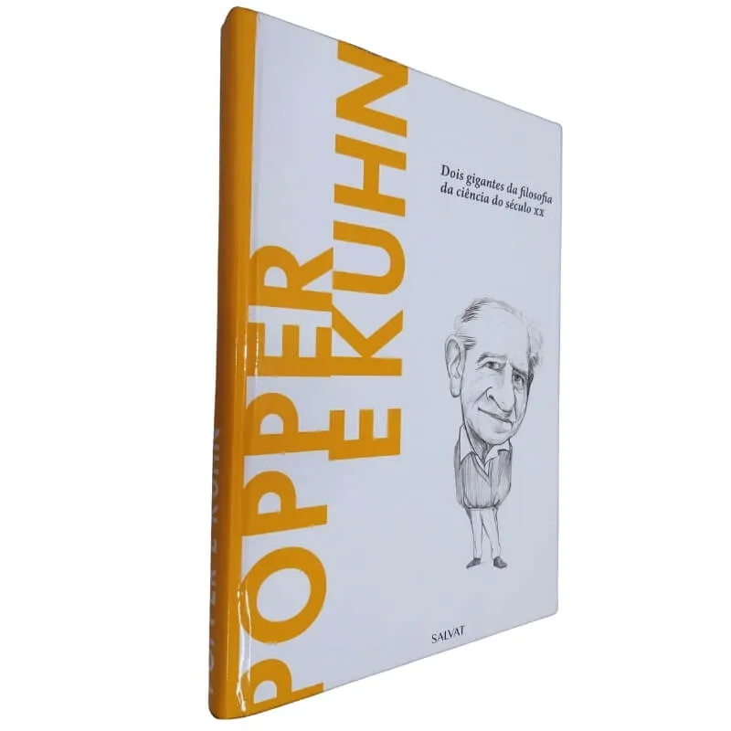 Livro Físico Coleção Descobrindo a Filosofia Volume 33 Popper e Kuhn Dois Gigantes da Filosofia da Ciência do Século xx
