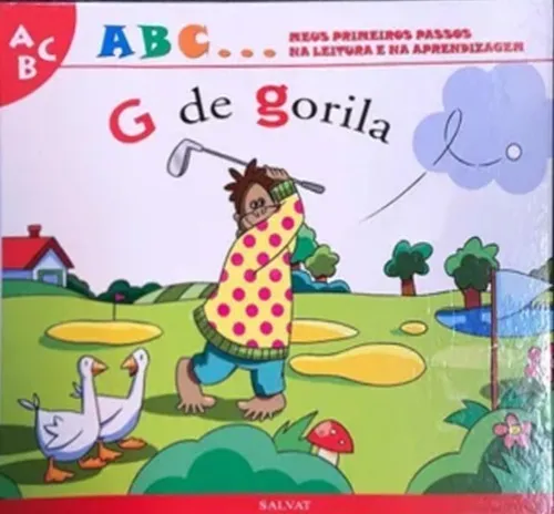 Livro Abc - G De Gorila