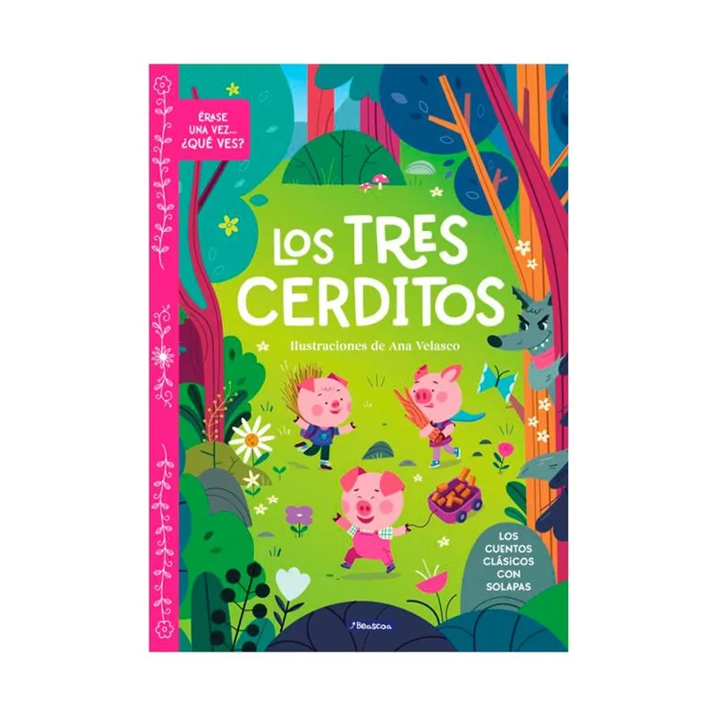 Clasicos con solapas: los 3 cerditos