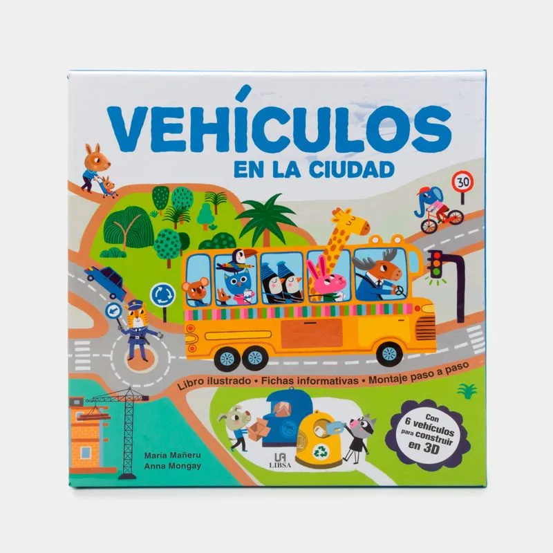 Vehículos en la ciudad: kit de construcción