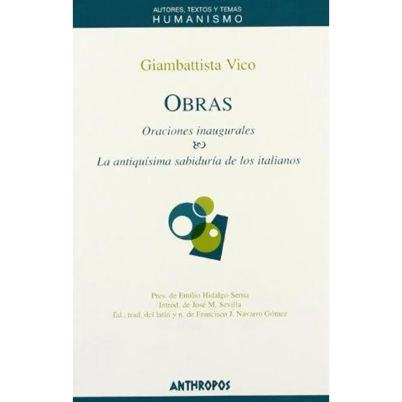Obras - Oraciones Inaugurales