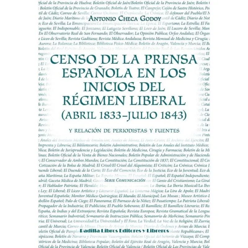 Censo de la prensa española en los inicios del régimen liberal - Espanhol