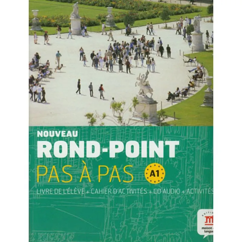 NOUVEAU ROND-POINT PAS A PAS A1 - LIVRE DE L'ELEVE + CAHIER D'ACTIVITES + CD AUDIO