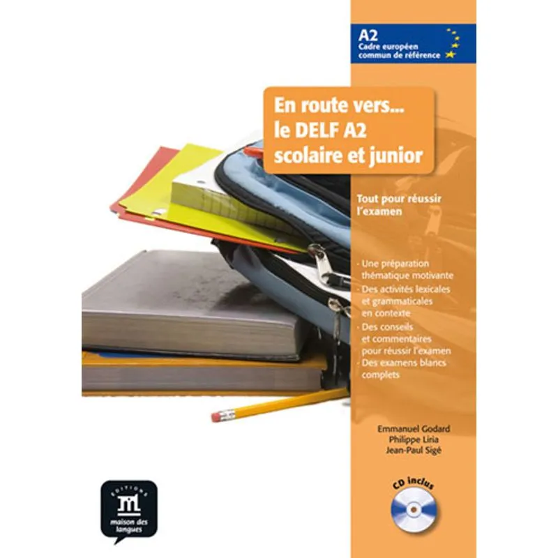 EN ROUTE VERS... LE DELF SCOLAIRE ET JUNIOR A2 - LIVRE DE L'ELEVE + CD AUDIO