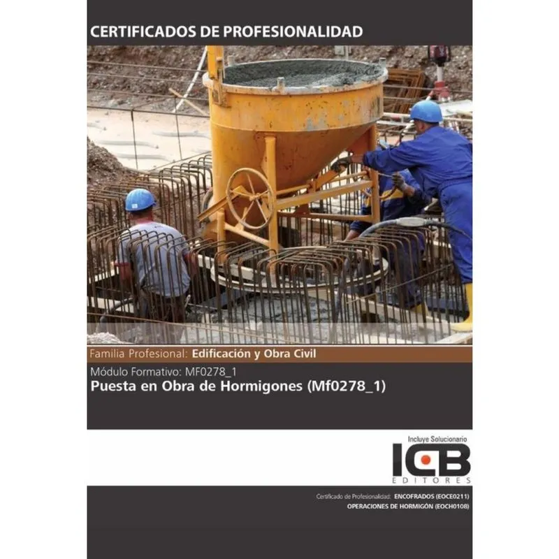 MF0278 1: Puesta en Obra de Hormigones - Espanhol