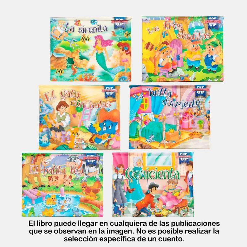 Miniclasicos pop: 6 títulos surtidos