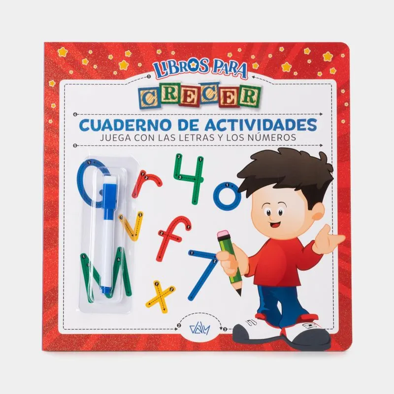 Cuaderno de actividades: juega con las letras y los números