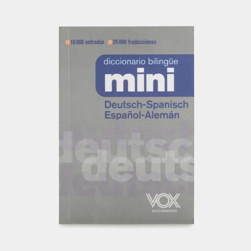 Diccionario mini bilingüe deutsch-spanisch / español-alemán