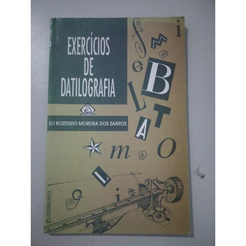Livro Exercícios De Datilografia