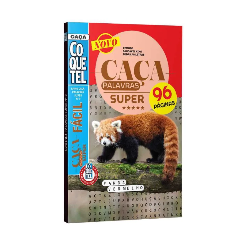Livro Coquetel Caça Palavras Super nível fácil Ed 09