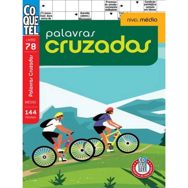 Livro Coquetel Palavras Cruzadas Nivel Medio - 78ª Ed