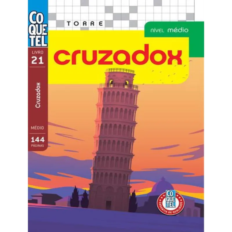 Livro Coquetel Cruzadox Nivel Medio - 21ª Ed