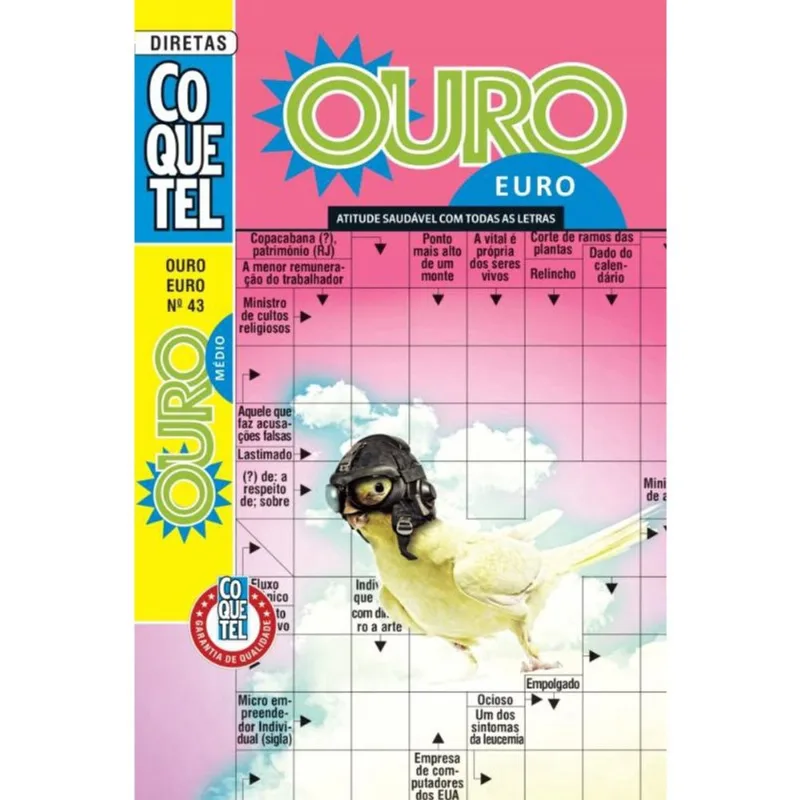 Livro Coquetel Ouro Euro Ed 43