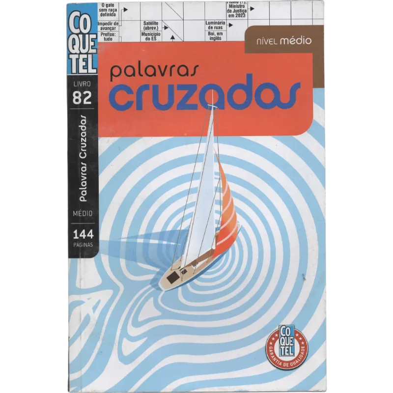 Livro Palavras Cruzadas Passatempo Nº 82 - Nível Médio - Coquetel