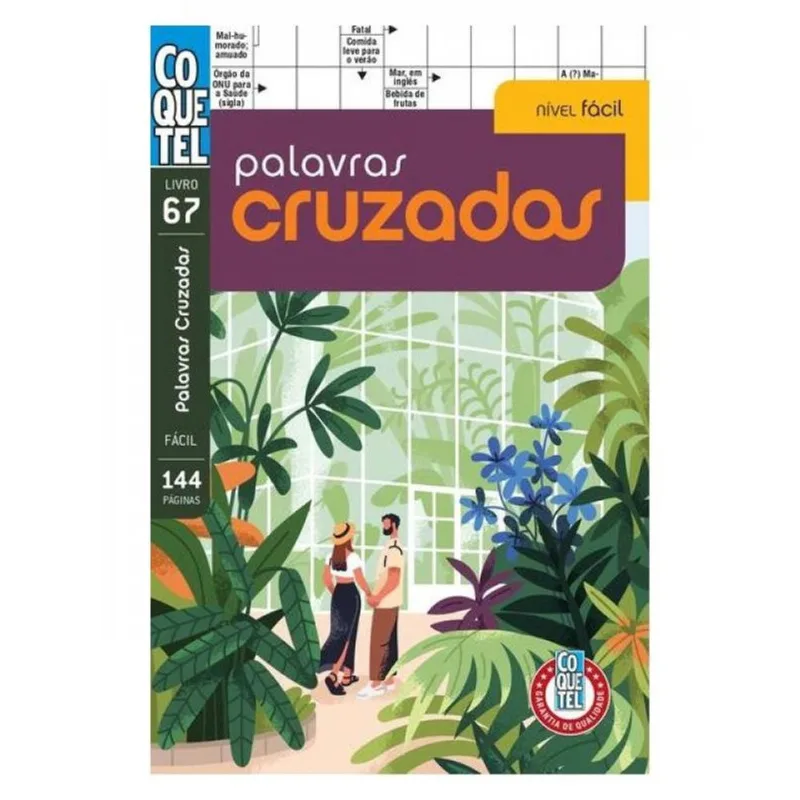 Livro coquetel palavras cruzadas fácil 67