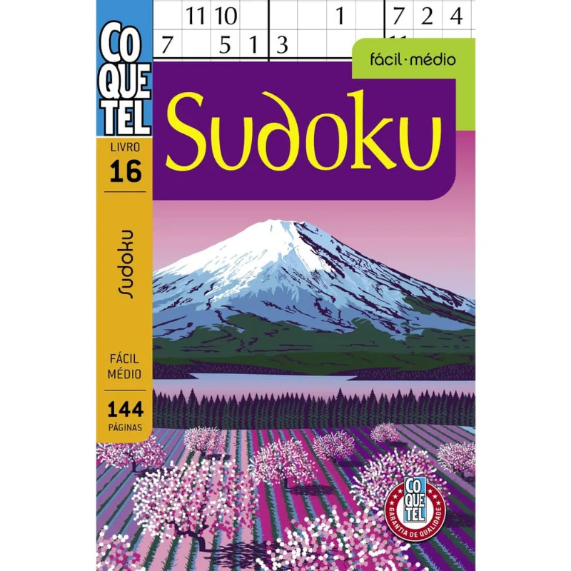 Livro Coquetel Sudoku Fc Md 16