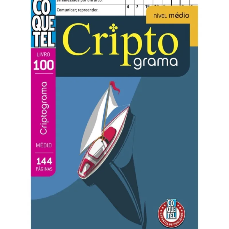 Livro Coquetel Criptograma 100