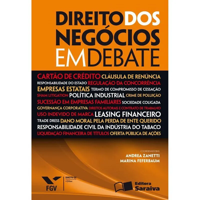 Livro - Direito dos negócios em debate - 1ª edição de 2012