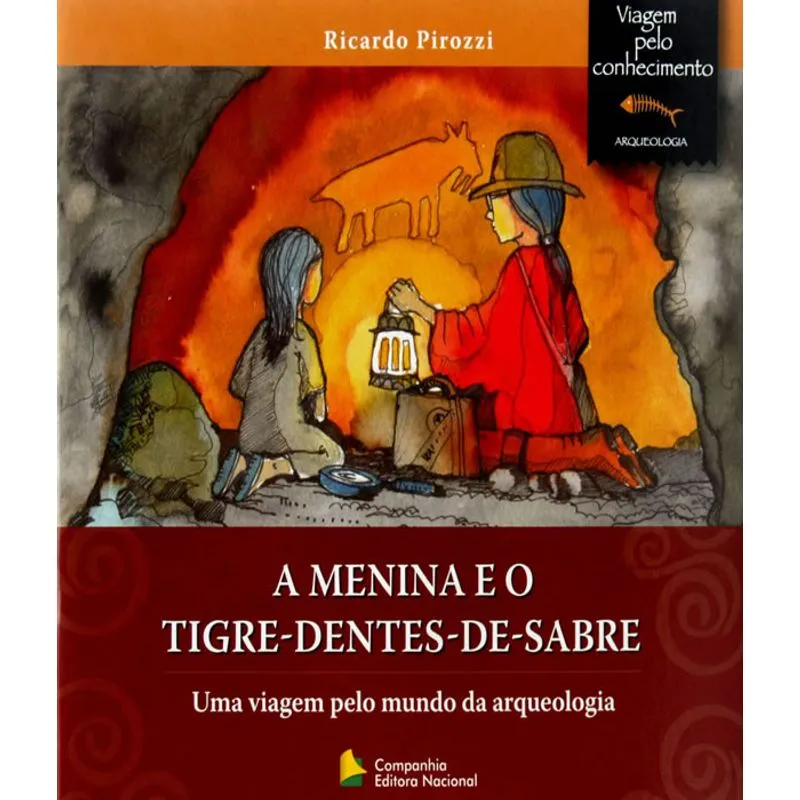 Menina E O Tigre Dente De Sabre
