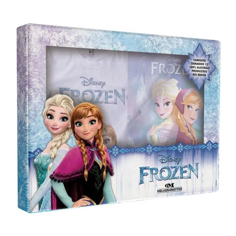 Frozen - Livro + Camiseta