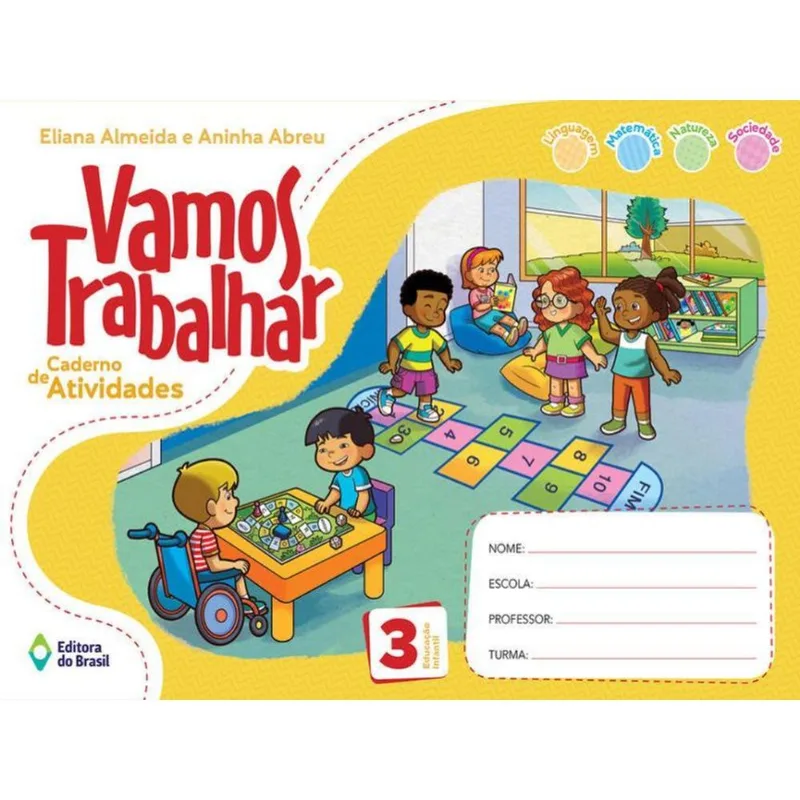 VAMOS TRABALHAR CADERNO E ATIVIDADES - VOL. 1