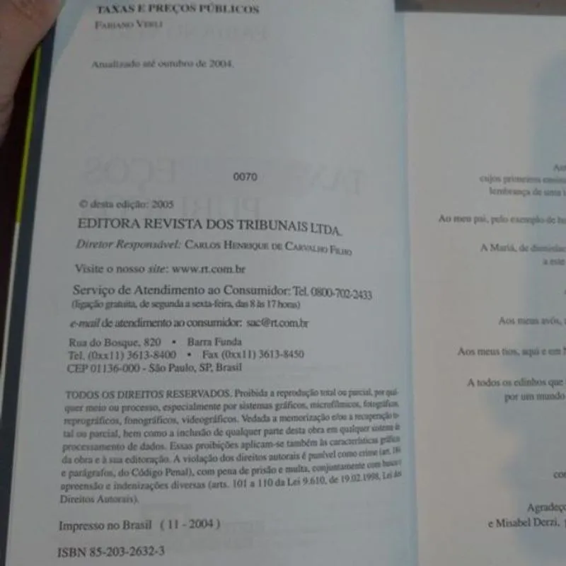 Taxas e Preços Públicos