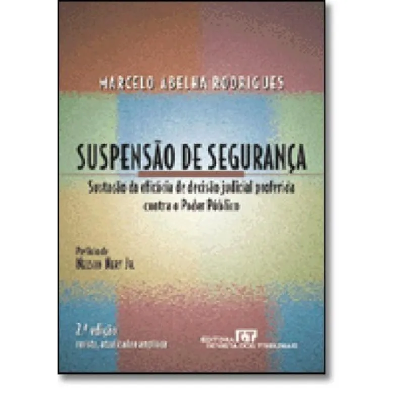 Livro Suspensão De Segurança