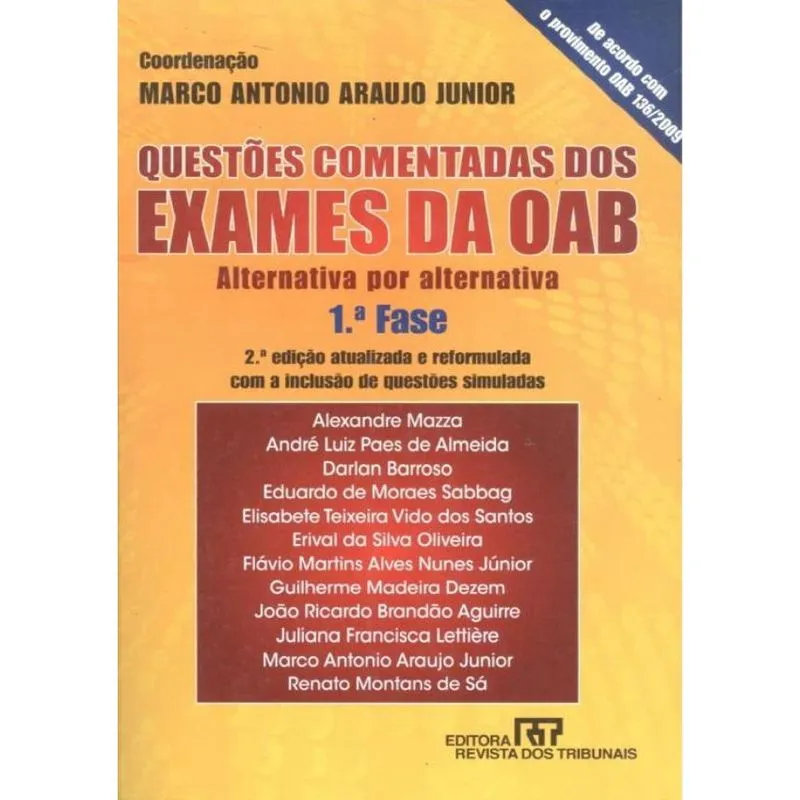 Questoes Comentadas Dos Exames Da Oab - 2ª Ed