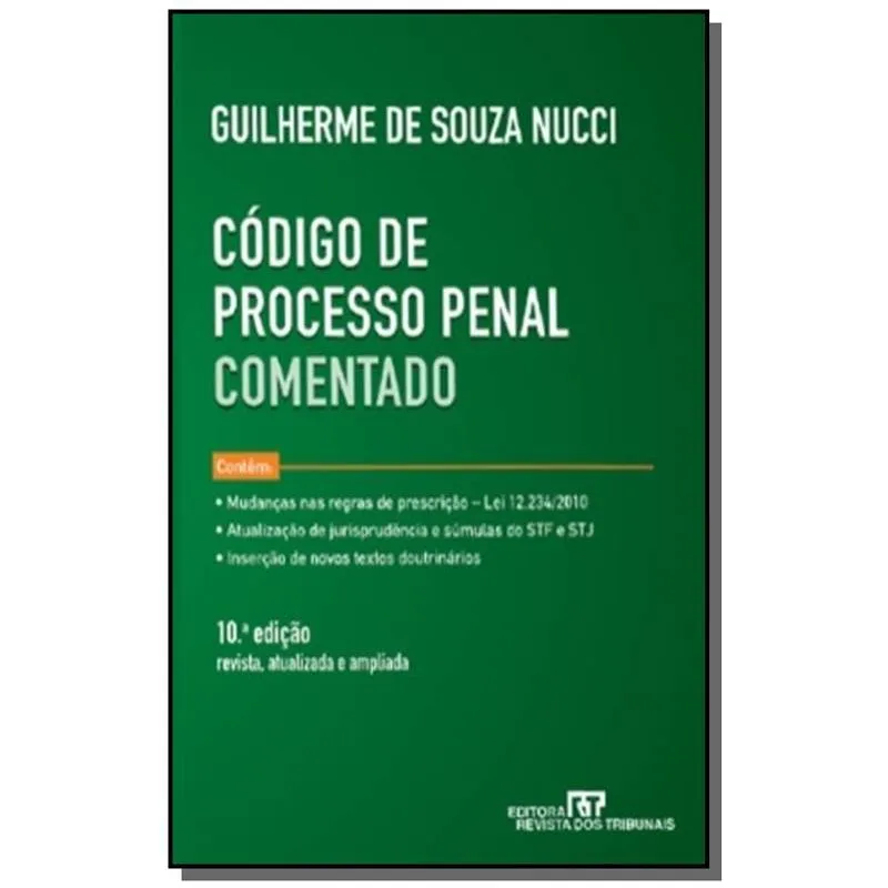 CODIGO DE PROCESSO PENAL COMENTADO - 10 ED. 2011
