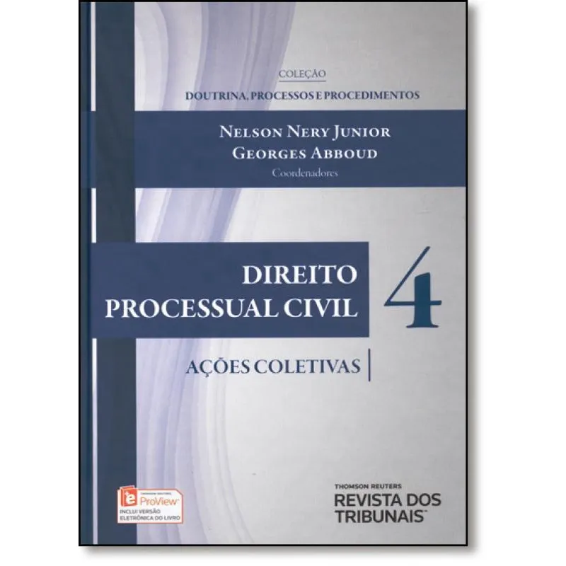 Livro Não Vender Avulso - Direito Processual Civil Vol.4
