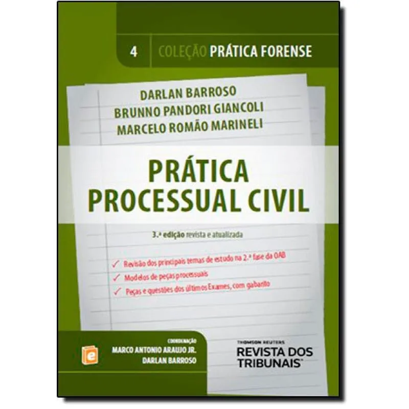 Livro Prática Processual Civil - Vol.4 - Coleção Prática