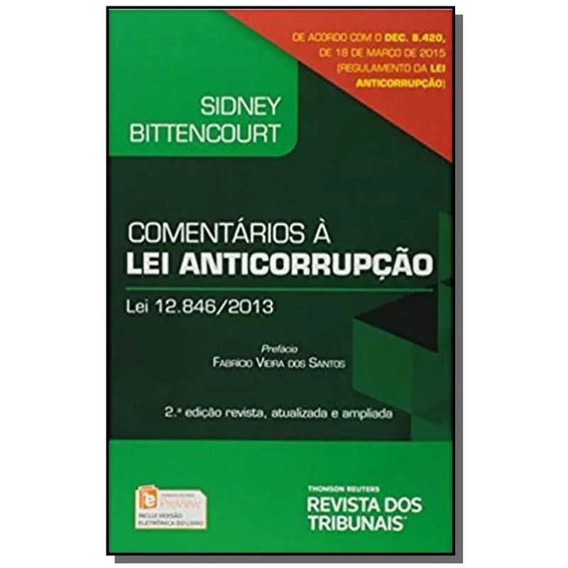 COMENTARIOS A LEI ANTICORRUPCAO