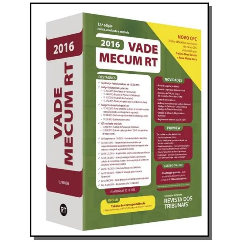 VADE MECUM RT 2016