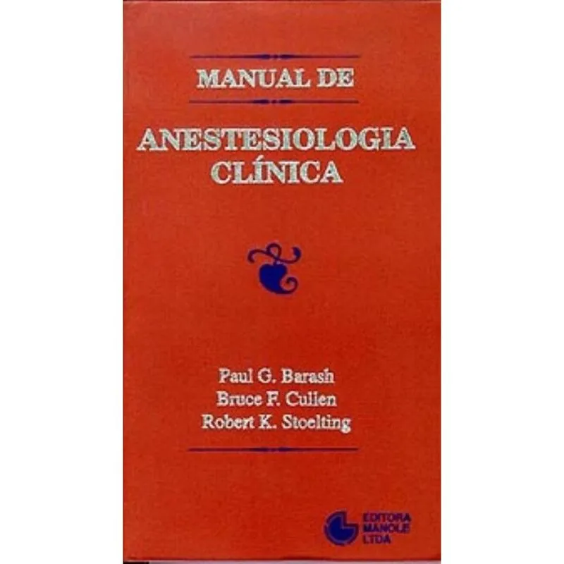 Manual de anestesiologia clínica