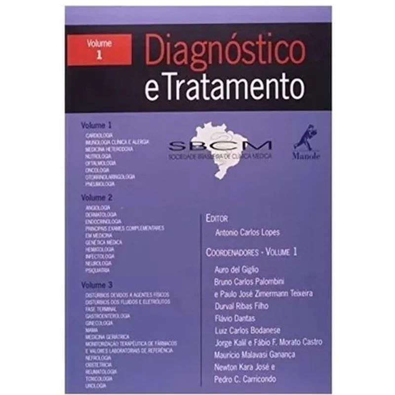 Diagnóstico E Tratamento De Antonio Carlos Lopes Volume 1