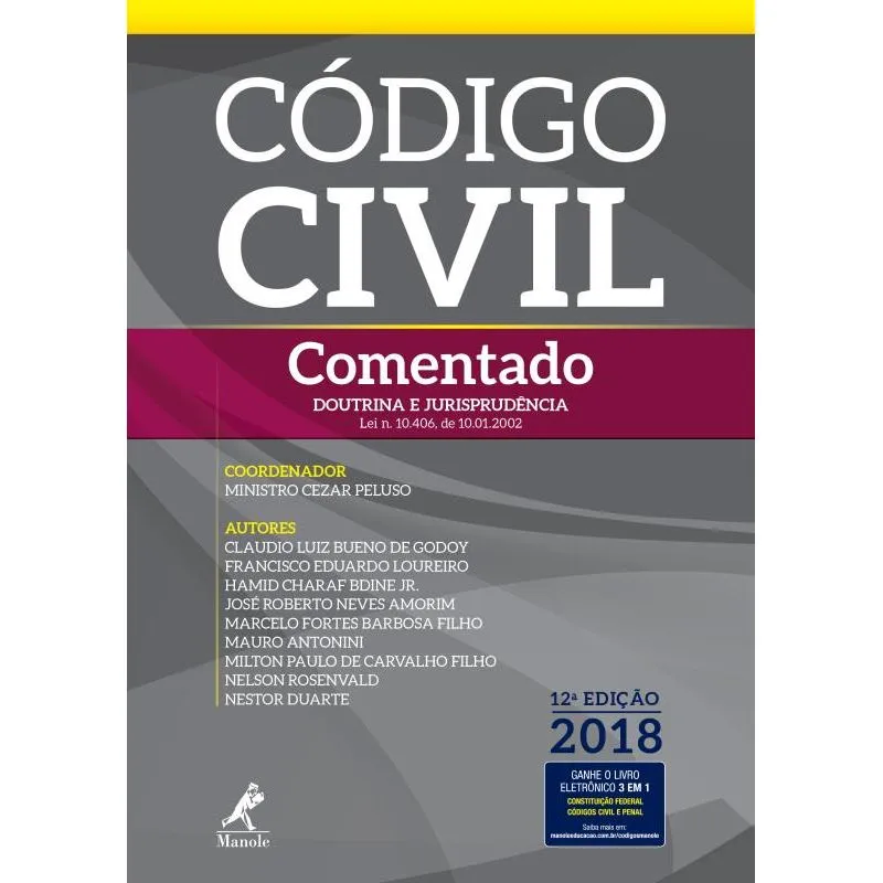 CODIGO CIVIL COMENTADO - 12ª ED
