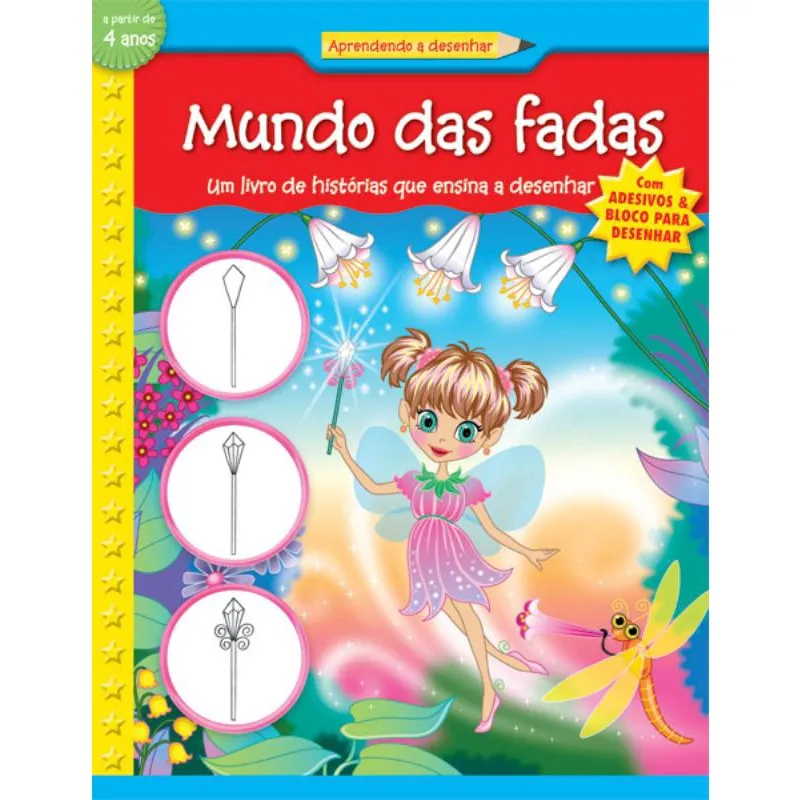 Livro - Mundo das fadas : Aprendendo a desenhar
