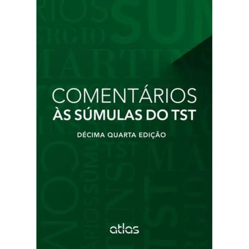 COMENTARIOS AS SUMULAS DO TST