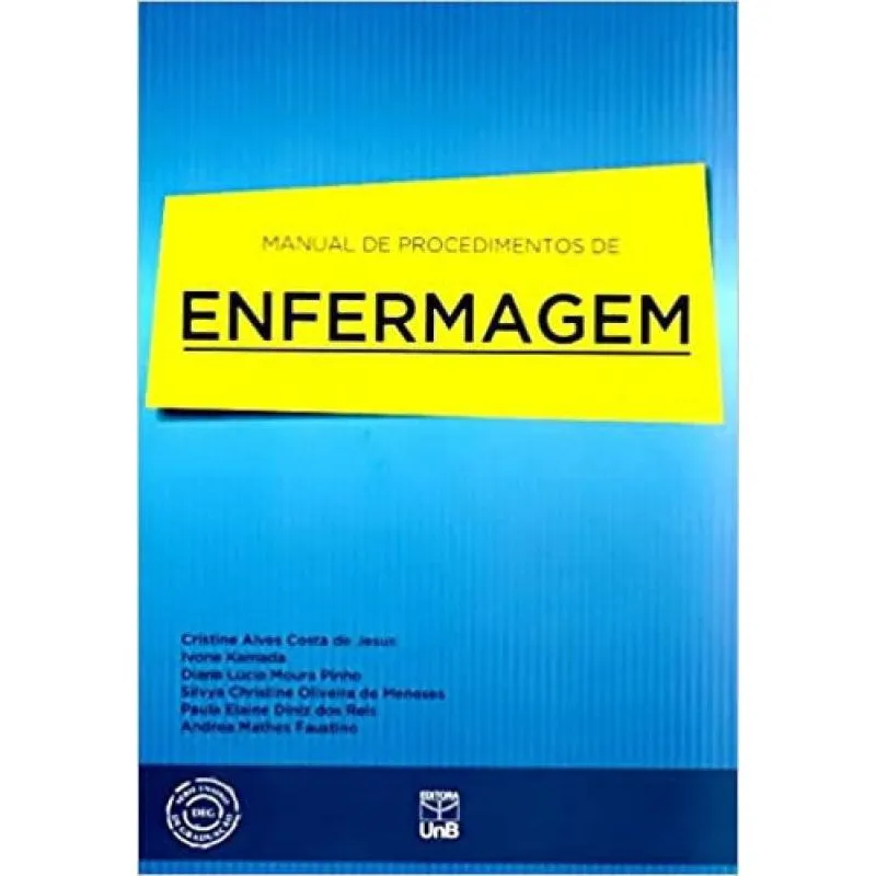 Livro Manual De Procedimentos De Enfermagem