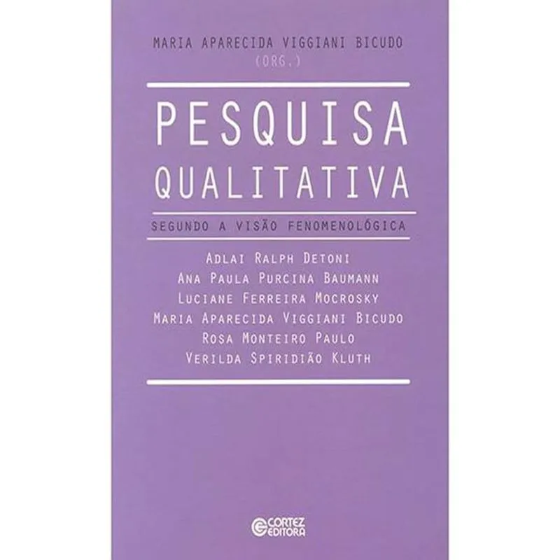Pesquisa Qualitativa - Segundo A Visao Fenomenologica