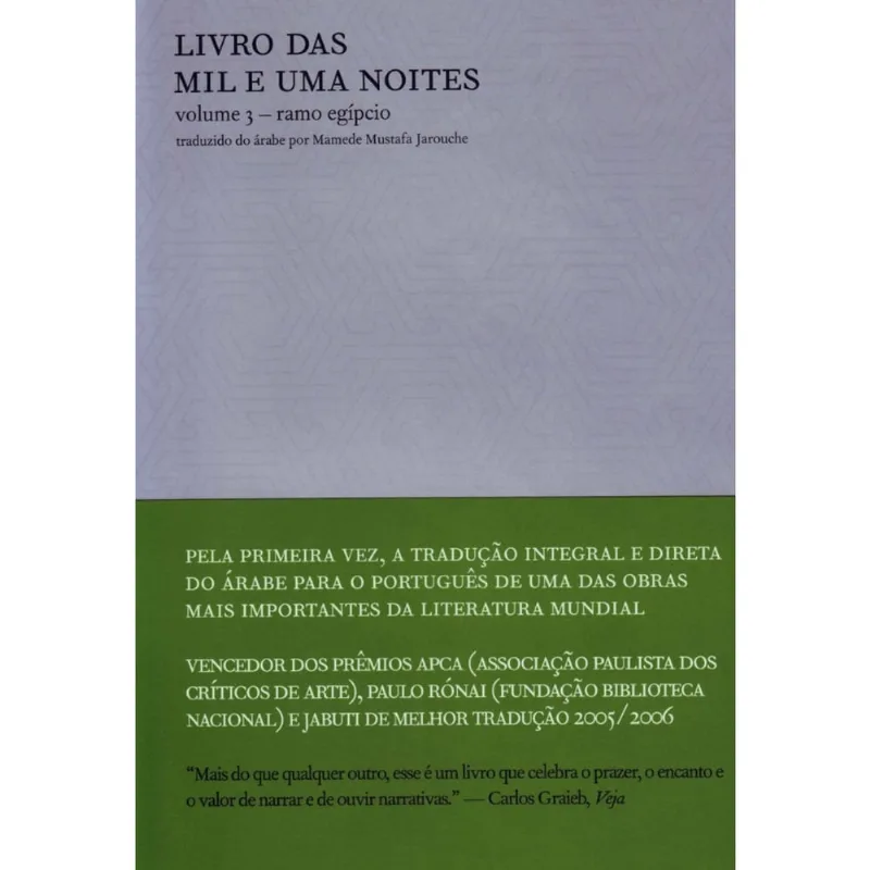 Livro das Mil e Uma Noites - Vol.03 - Ramo Egipici