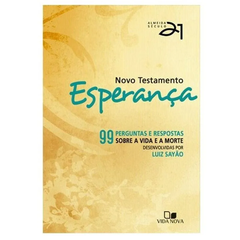 Novo Testamento Esperança - Almeida Século 21 - Capa Laranja